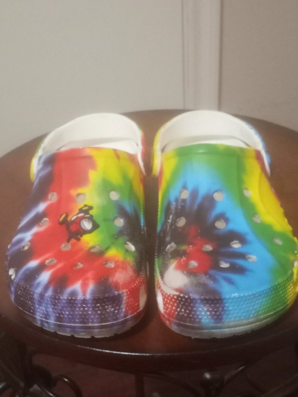 Crocs Clogs Unisex Baya, Tie-Dye, Multicolor Mens Size 5 / Womens Size 7 - Picture 6 of 12